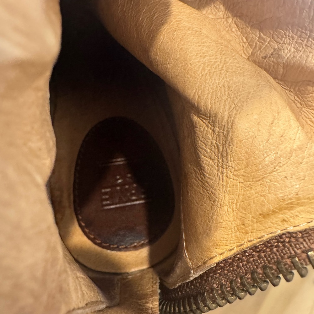 Rare Frye Marissa Slouch Heel Knee-High Medallion Boots | Cognac Leather | 6.5 - Picture 9 of 10